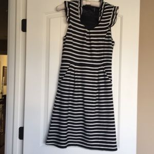 THML Black and White Dress